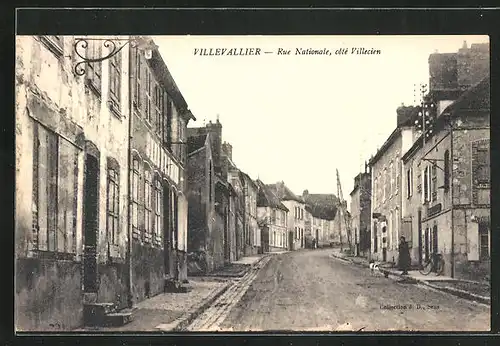 AK Villevallier, Rue Nationale