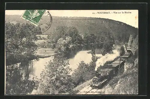 AK Voutenay, Vue sur la Riviere