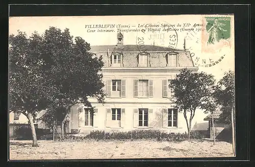AK Villeblevin, Hopital auxilaire, Cour interieure