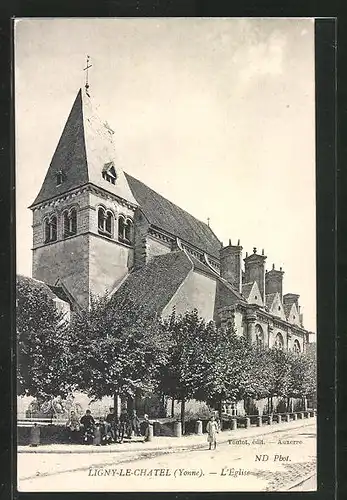 AK Ligny-le-Chatel, l'Église