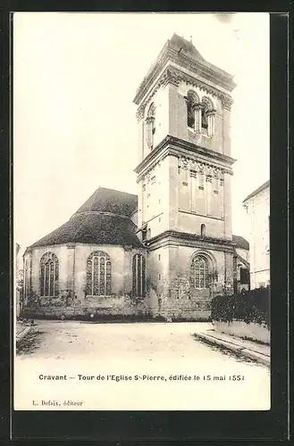 AK Cravant, Tour de l'Eglise Saint-Pierre