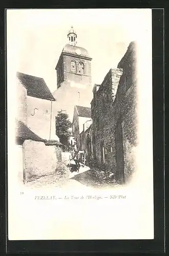 AK Vezelay, La Tour de l`Horloge