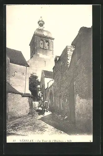 AK Vezelay, La Tour de l`Horloge