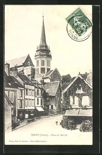 AK Toucy, Place du Marché
