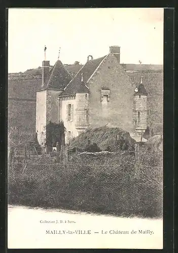 AK Mailly-la-Ville, Le Chateau de Mailly