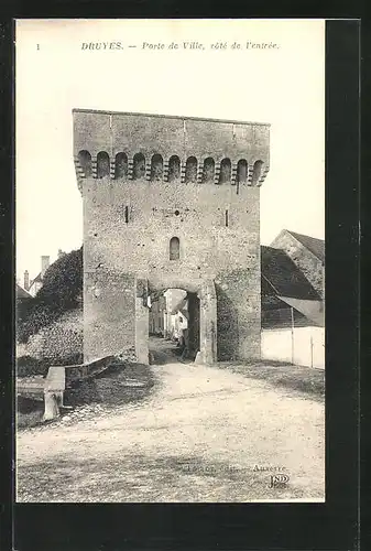 AK Druyes, Porte de Ville, cote de l`Entree