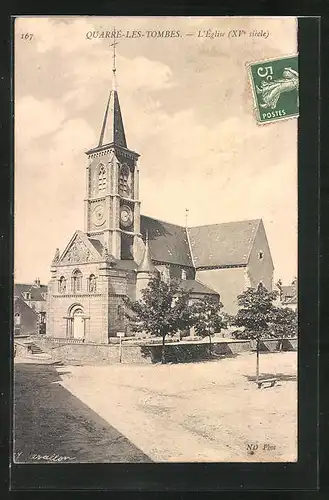 AK Quarre-les-Tombes, L`Eglise XV. siecle