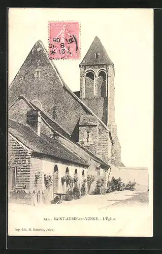 AK Saint-Aubin-sur-Yonne, L`Eglise