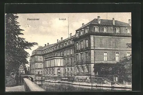 AK Hannover, Schloss mit Kanal