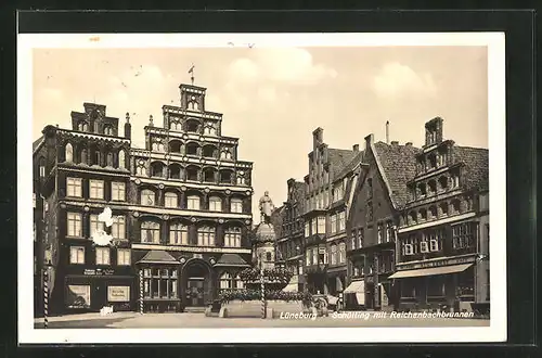 AK Lüneburg, Schütting mit Reichenbachbrunnen