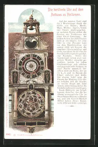 AK Heilbronn, Die berühmte Uhr am Rathaus
