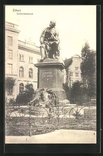 AK Lübeck, Am Geibeldenkmal