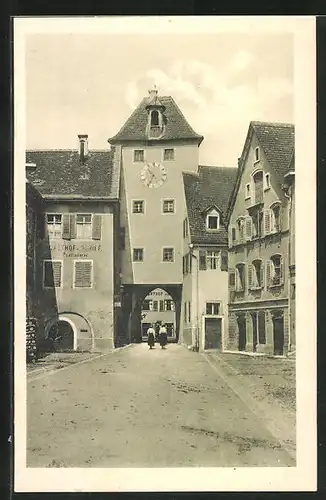 AK Meersburg a. Bodensee, Partie am Untertor