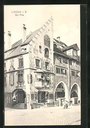 AK Lindau im Bodensee, Partie auf der Maximilianstrasse
