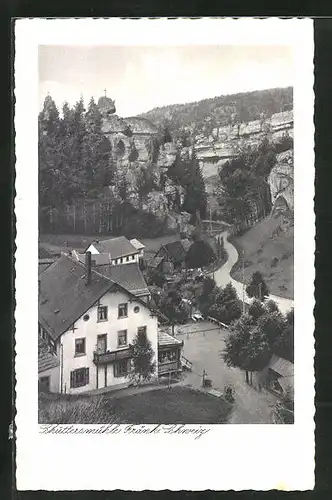 AK Schüttersmühle / fränk. Schweiz, Panorama