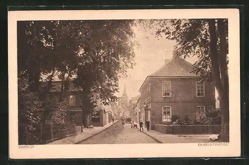 AK Aurich, Blick in die Burgstrasse