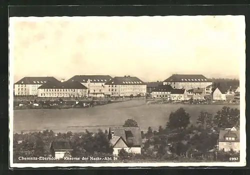 AK Chemnitz-Ebersdorf, Kaserne der Narichtenabteilung 24