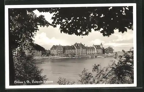 AK Lindau / Bodensee, Blick zur Luitpoldkaserne