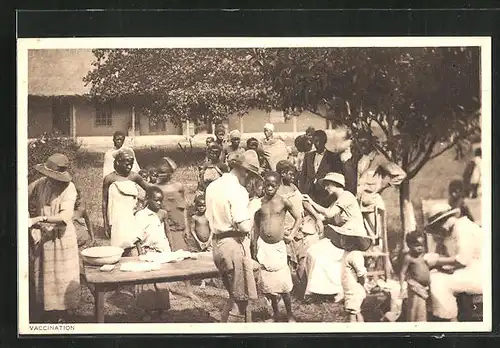 AK Chilonda, Afrikanische Volkstypen beim Waschen