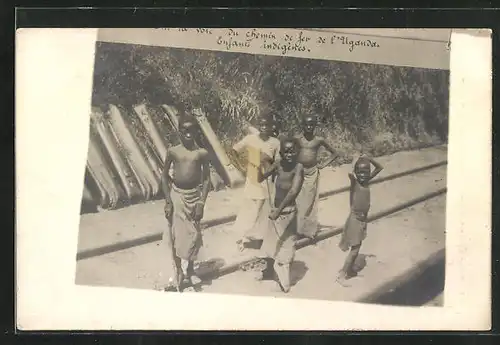 AK Afrikanische Volkstypen, Kinder in der Sonne