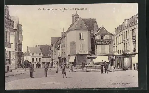 AK Auxerre, La Place des Fontaines