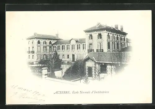 AK Auxerre, École Normale d`Institutrices