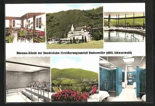 AK Badenweiler /Schwarzwald, Rheuma-Klinik der Bundesbahn-Versicherungsanstalt