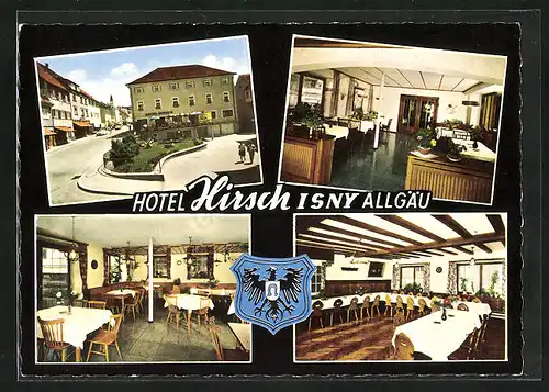 AK Isny /Allgäu, Hotel Hirsch