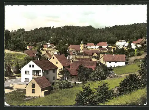 AK Obertrubach, Blick auf das Dorf