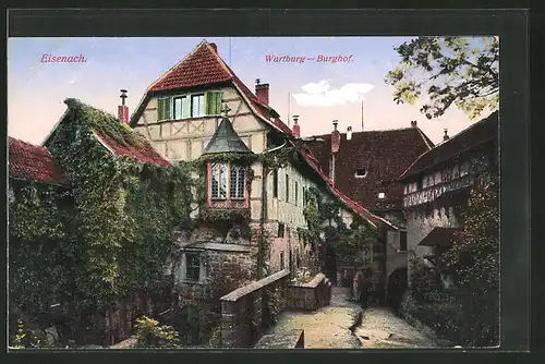 AK Eisenach, Burghof der Wartburg