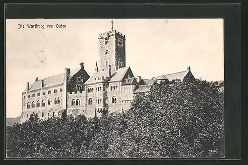 AK Eisenach, Die Wartburg von Osten