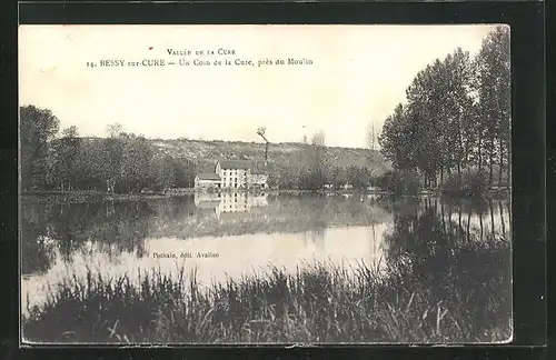 AK Bessy-Sur-Cure, Un Coin de la Cure, près du Moulin