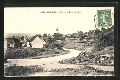 AK Bellechaume, Vue sur la Haut du Pays