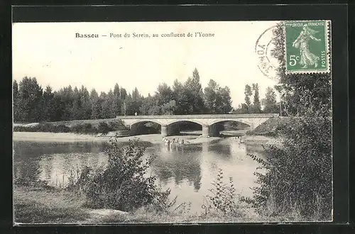 AK Bassou, Pont Serein, au confluent de l'Yonne
