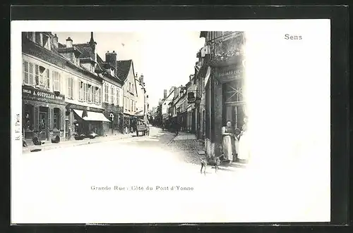 AK Sens, Grande Rue: Côte du Pont d'Yonne