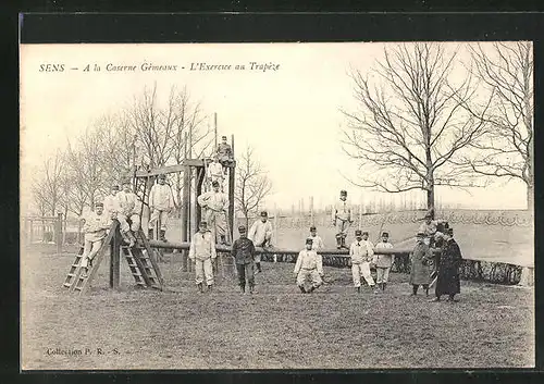 AK Sens, A la Caserne Gémeaux, L`Exercice au Trapèze