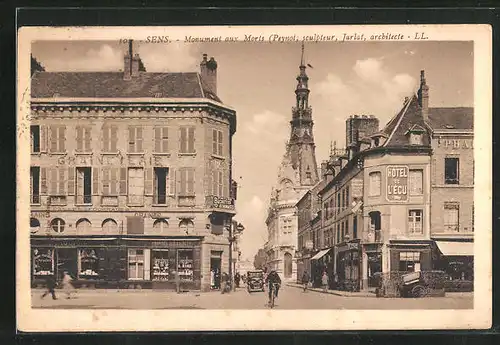 AK Sens, Monument aux Morts