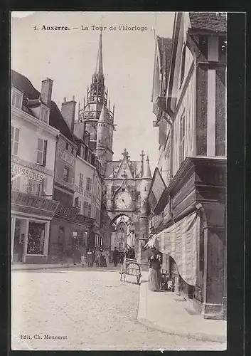 AK Auxerre, La Tour de l`Horloge