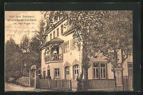 AK Kehl, Gasthaus Mineralbad Veierbach
