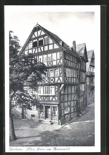 AK Herborn, Altes Haus am Kornmarkt