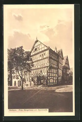 AK Herborn, Altes Bürgerhaus am Kornmarkt