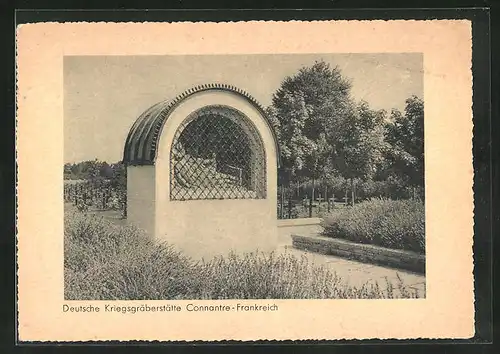 AK Connantre, Denkmal auf der deutschen Kriegsgräberstätte