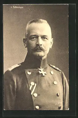 AK Heerführer von Falkenhayn in Uniform