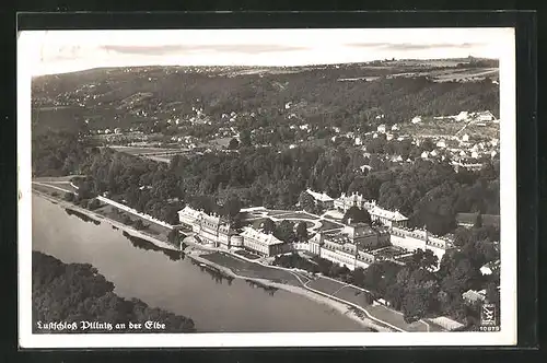 AK Dresden-Pillnitz, Lustschloss Pillnitz an der Elbe