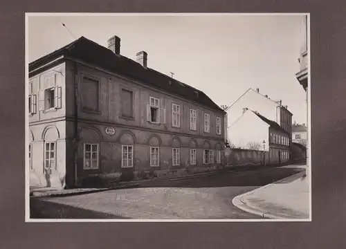 Fotoalbum 52 Fotografien 1936, Ansicht Wien, Neubau des Greisen-Asyl in Wien 13. Wittegasse 3-5