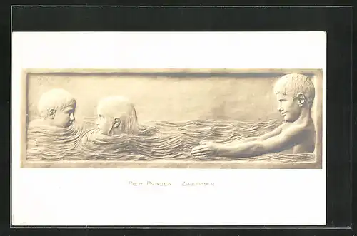 AK Relief Zwemme von Pier Pander