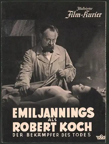 Filmprogramm IFK Nr. 2983, Robert Koch - Der Bekämpfer des Todes, Emil Jannings, Werner Krauss, Regie: Hans Steinhoff