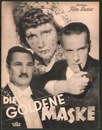 Filmprogramm IFK Nr. 2992, Die goldene Maske, Albert Matterstock, Hilde Weissner, Regie: Hans H. Zerlett