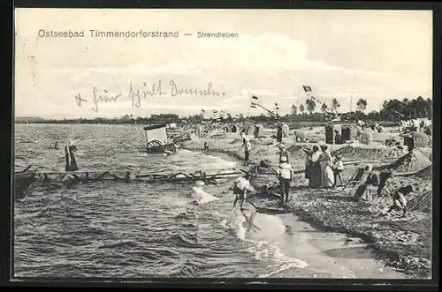 AK Ostseebad Timmendorferstrand, Strandleben