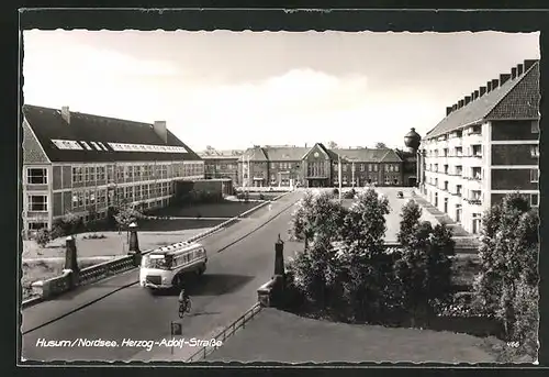 AK Husum /Nordsee, Herzog-Adolf-Strasse